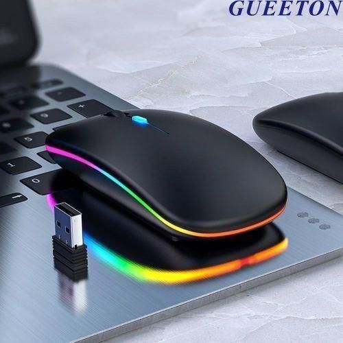 GUEETON Souris Sans Fil Rechargeable 2.4G