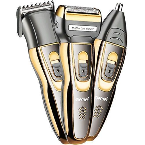 Tondeuse Rasoir Electrique Professionel GM-595 - Rechargeale - 3 En 1