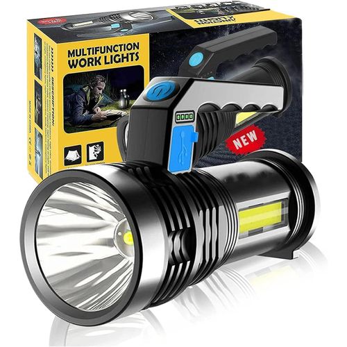 Lampe De Poche à Lumière Forte - Rechargeable