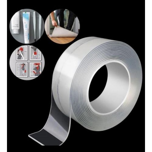 Ruban Adhésif Magic Double Face / Transparent - 2 Mètre