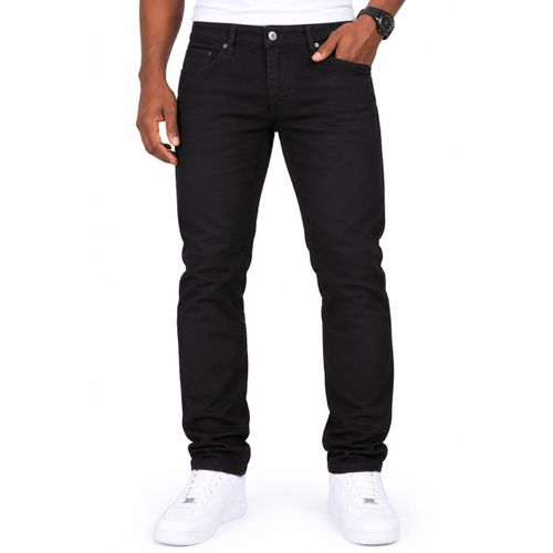 Jean Homme NOIR DM Coupe Droite Classique 5 Poches