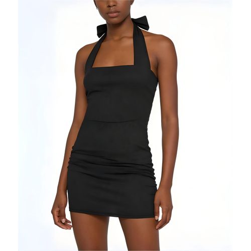 Mini-robe moulante dos nu pour femme – Polyvalente, décontractée et festive – LYQ60004