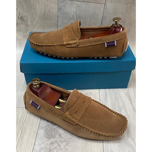 Baladeuse En Cuir Pour Hommes-BEIGE