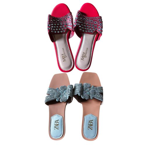 PACK DE DEUX SANDALES FEMME