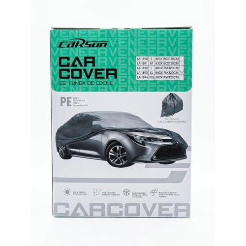 Protection Voiture Imperméable Premium – Bâche Universelle Anti-UV, Anti-Pluie, Anti-Poussière et Anti-Rayures pour Automobile (Taille au choix S à XXL)