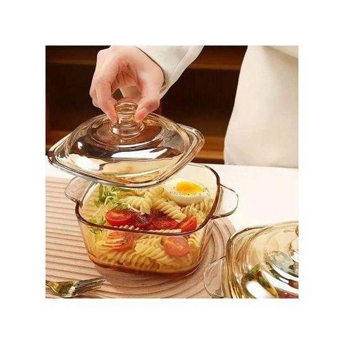 Bol à Soupe avec Poignées Résistant Au Four et Micro-ondes Récipient Alimentaire Polyvalent pour Maison et Restaurant