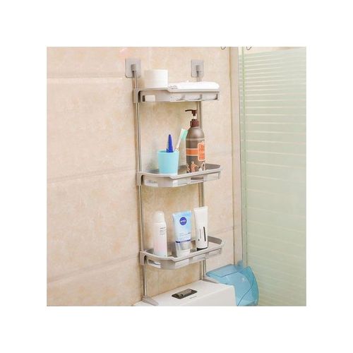 Rangement étagère 3 Niveau Pour Toilette -Blanc