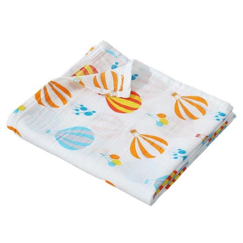 Écharpe de dessin animé pour bébé, serviette en tissu fin, drap respirant pour nouveau-né, coussin d'alevins
