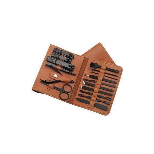 Coupe-ongles - Kit De Toilettage - 16 Pièces - Noir