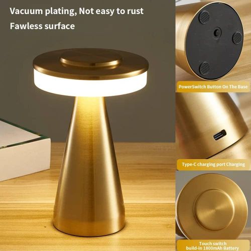 Lampe de Table Design Rechargeable - Élégance & Modernité