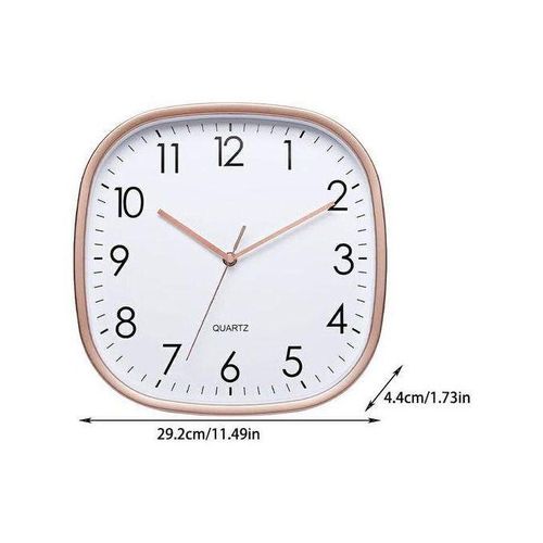 Horloge Murale Silencieuse Pour La Maison - Blanc BH