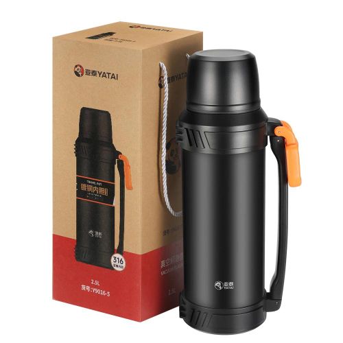 Bouteilles d'eau isothermes modernes en acier inoxydable OEM 1000ML pour le sport et l'escalade en extérieur avec couvercle sans BPA