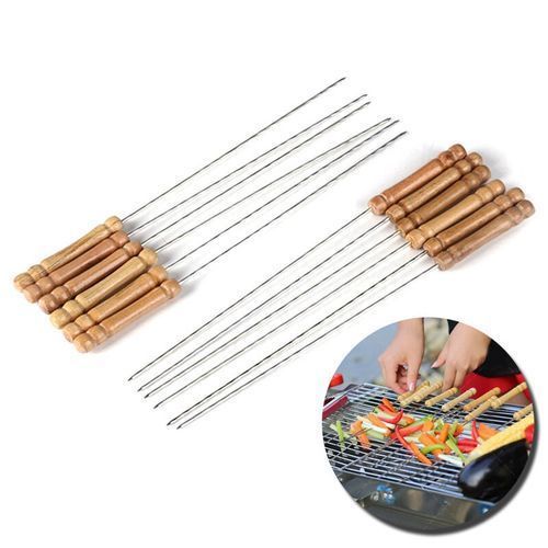 Imperial Ensemble De Brochettes Impérial Pour Barbecue Avec Manche En Bois De 12 Pièces