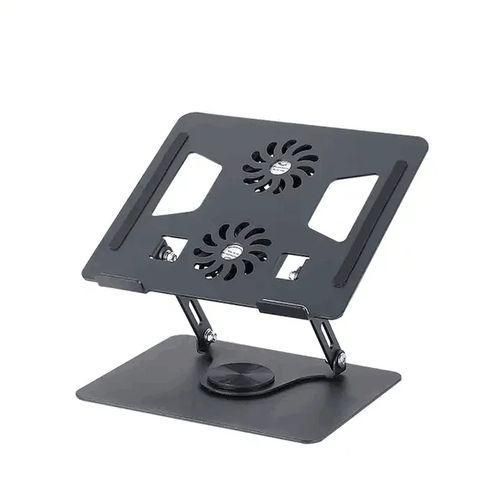 Gm Support Pc Portable Avec Refroidisseur Rotative 360 Degrs Gris Noir