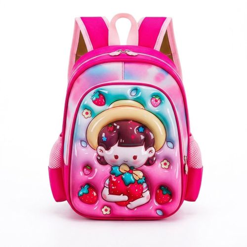 Sac à dos d'école primaire Motif dessin animé, multicolore, pour les enfants de 3 à 9 ans