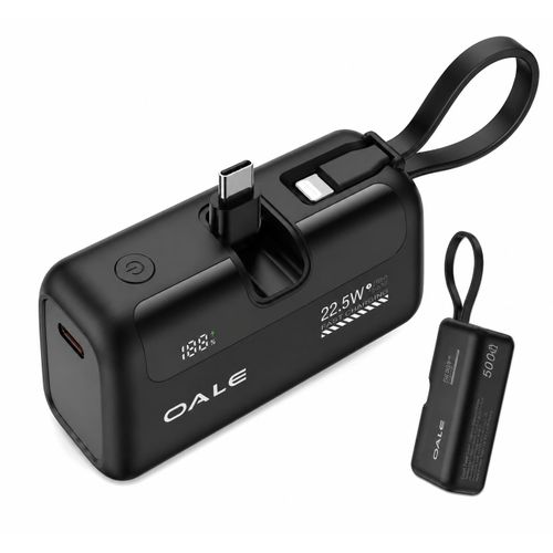 Power Bank – 22.5W Charge Rapide, Ultra Compact avec Écran LED