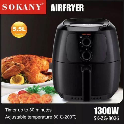 Friteuse Air électrique Sans Huile SK-8026 -Noir