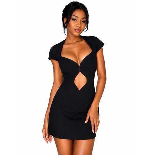 Robe Élegante Noir Pour Femme