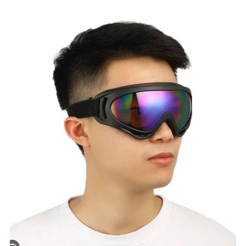 Lunettes de Protection Moto et Vélo – Masque Anti-Poussière, Anti-Vent et UV pour Sports de Plein Air