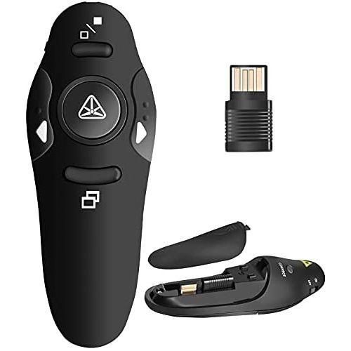 Présentateur Sans Fil Pour Télécommande De Présentation PowerPoint, RF 2,4 GHz USB Presentation Clicker PPT PowerPoint Clicker Pour Mac, Keynote, Ordinateur, Ordinateur Portable HP