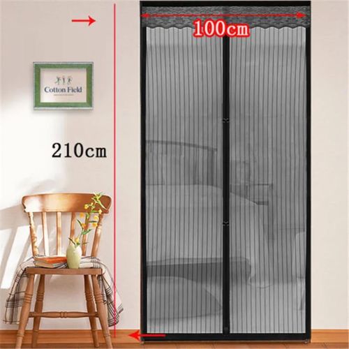 Rideau Moustiquaire de Porte Anti-Insectes – 100 × 210 cm