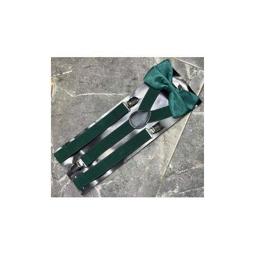 Une Bretelle + Un Noeud Papillon- VERT