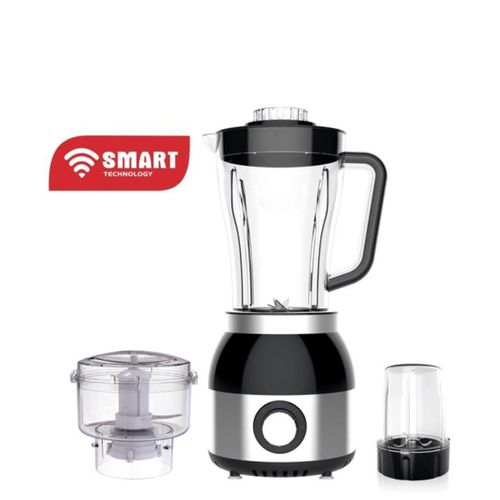 Blender Multifonctions (STPE-8032P) Avec Bol Incassable Résistant à L'eau/ Moteur En Cuivre Pur - 600 W- 1.8 L- Gris