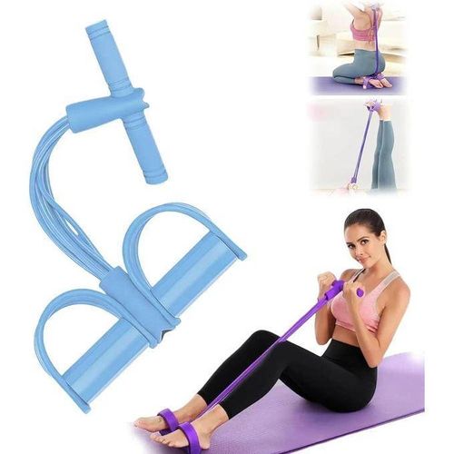 corde de musculation - musculation bras - musculation main - musculation complet - Bandes de Résistance Multifonction avec Pédale et Poignée - musculation poitrine - Bande elastique - bande sport - bande elastique sport - Bandes d’exercice - Multicolore