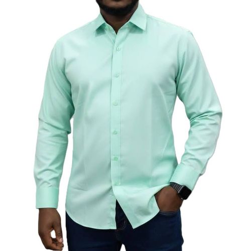 Chemise De Bureau Classique A Manches Longues Pour Homme