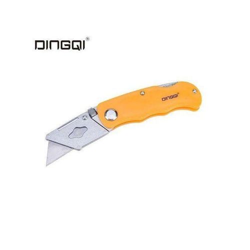 DINGQI Couteau Cutter Pliable + 5 Lames De Remplacement BV