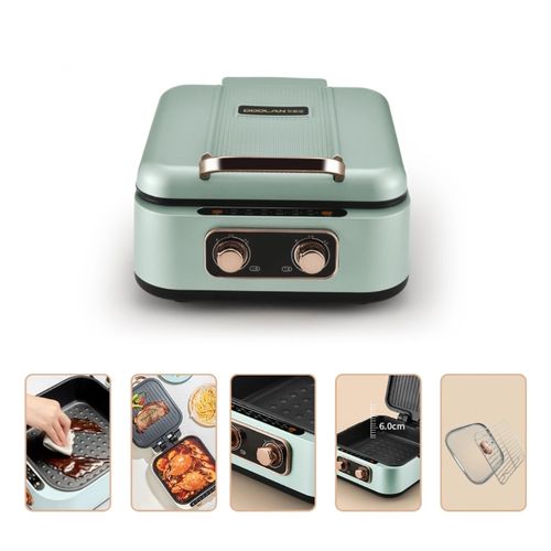 Machine électrique A Double Chauffage/mini Cuisseur/mini Crêpière