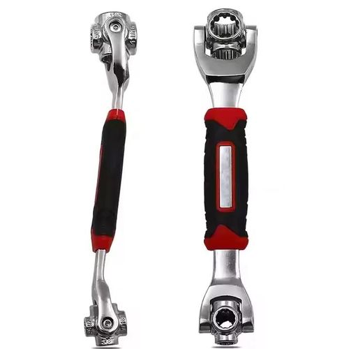 Clé universelle clé à douille multifonction Tool avec tête rotative à 360 degrés pour la réparation de voiture à la maison