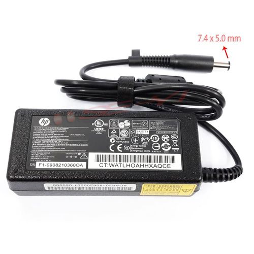 Chargeur HP Gros-Bout 19.5V 3.3A (7450) - Noir
