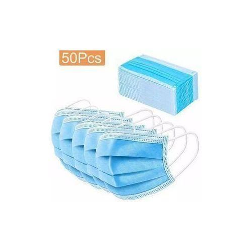 2 Lot de 50 Masques Cache Nez 3 Plis Jetables – Anti-Poussière, Protection