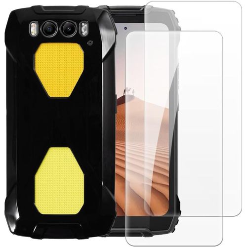 BV7300 - Pack 2-en-1 : Etui de Protection + Verre Trempé Anti choc - Noir