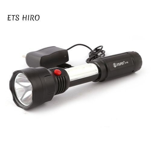 Torche Rechargeable Retractable Avec Eclairage LED Sur Le Côté