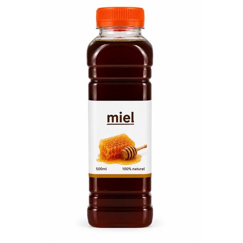 Miel Pur Naturel 500 ml – 100 % Naturel – Qualité Premium