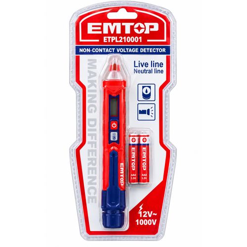 Détecteur de tension sans contact ETPL210001 – 12V à 1000V, Haute sensibilité