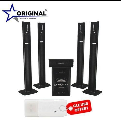 Original Super Power Home Cinéma Chaîne HI-FI - Noir+CLE