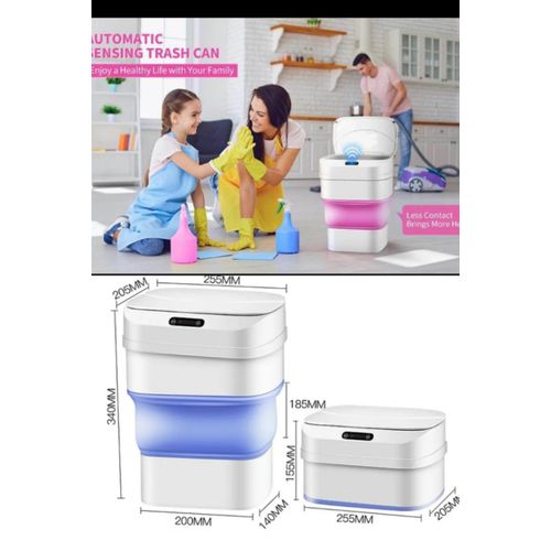 Poubelle Pliante à Capteur Intelligent