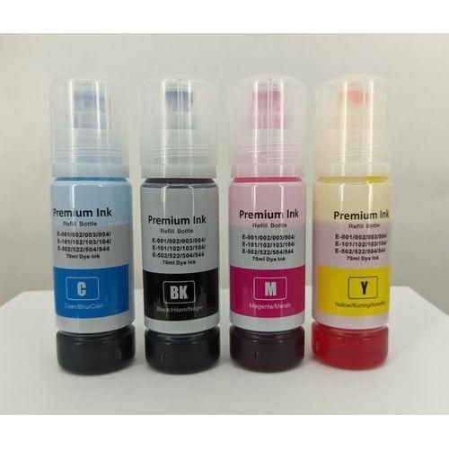 ENCRE rechargeable 70cl Pour EPSON 001/002/003/004 101/102/103/104 502/522/504/544