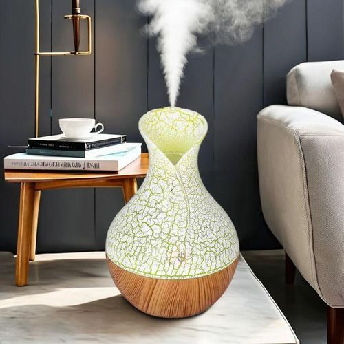 Gm Diffuseur de senteurs en pot marron lumineux + 1 parfun gratuit