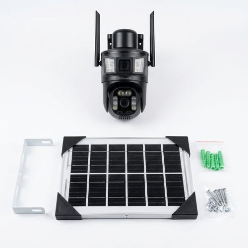 Caméra de Surveillance Solaire 4G VC 17-4G - 3MP+3MP, Rotation 360°, Sans Fil & Vision Nocturne Couleur