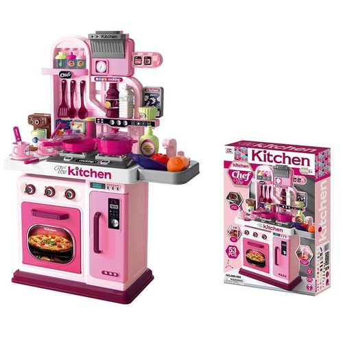 Cuisine Enfant Interactive The Kitchen - 53 Pièces Rose