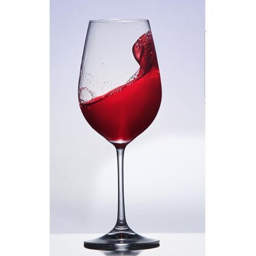 GLASSWARE Verre De Vin ,Lot De 6 Verres A Pied Transparent -
