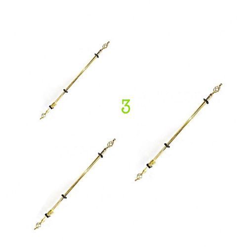 3 Tringles En 2M - Or