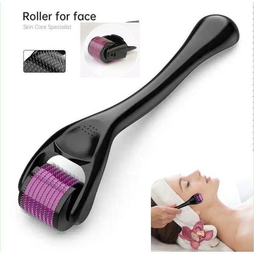 540 Aiguilles Micro Aiguille Rouleau Dermaroller Stylo En Cuir Aiguille Peau 0,5 Mm-