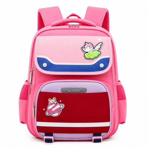 Sac à Dos Scolaire Fille Licorne Rose – Grande Capacité – Dos Respirant – Bretelles Rembourrées – Classes de CM