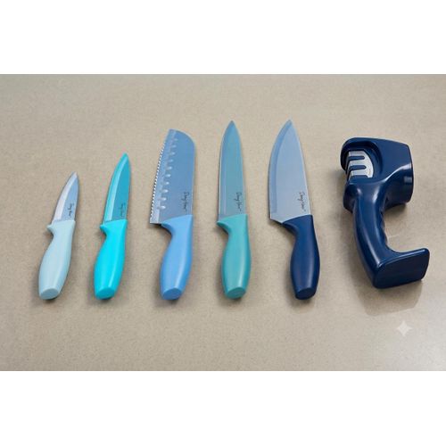 Ensemble de couteaux de cuisine multifonctions avec Aiguiseur Premium