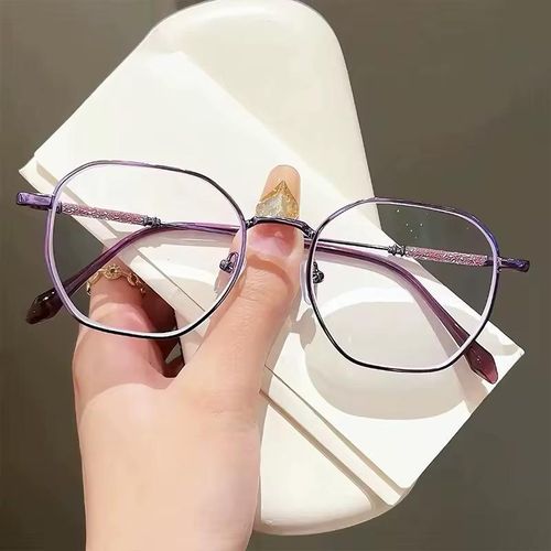 Lunette rétro anti reflet bleu class